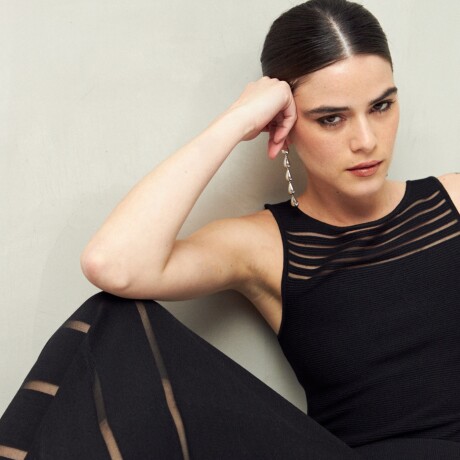 FALDA ORIA Negro