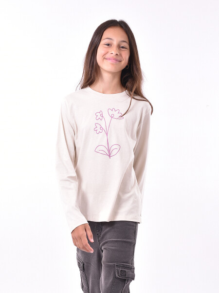 REMERA ADARA GRIS