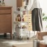 Carro Organizador 3 Estantes Con Ruedas Multiuso Plegable Color Variante Blanco