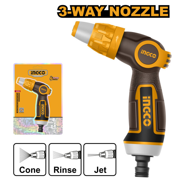 RIEGO PUNTERO HWSG6031 MANGUERA AJUSTABLE DOBLE COLOR INGCO RIEGO PUNTERO HWSG6031 MANGUERA AJUSTABLE DOBLE COLOR INGCO