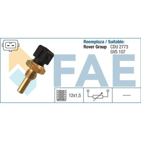 BULBO INTERRUPTOR - TEMPERATURA ROVER 214-414 CON A.A. FAE BULBO INTERRUPTOR - TEMPERATURA ROVER 214-414 CON A.A. FAE