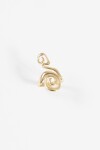 Anillo wavy acero dorado