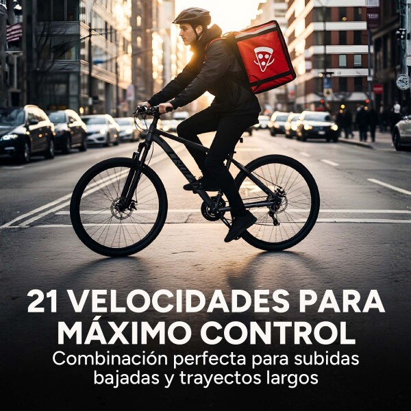 Bicicleta Crolan Montaña Rod 27.5 Freno Disco 21 Vel Shimano Color Gris