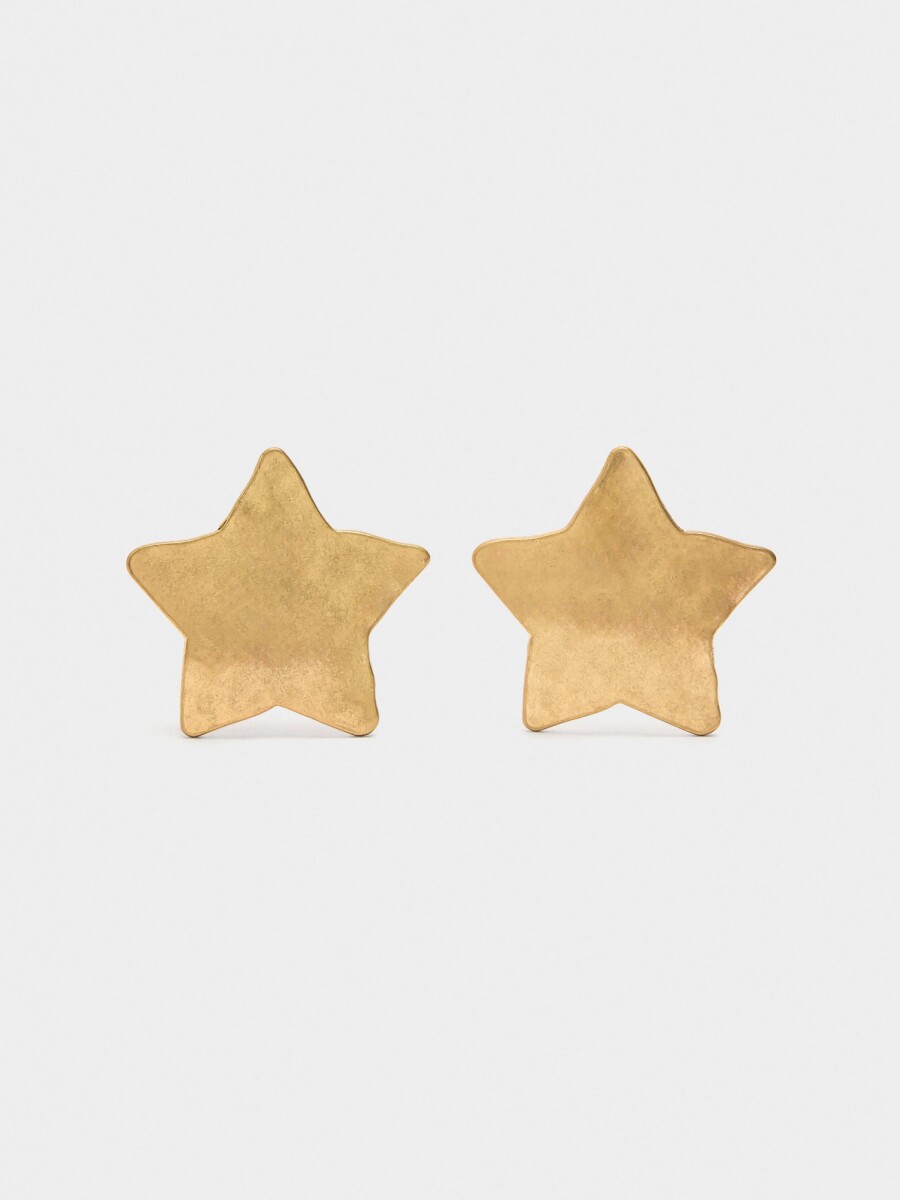 Pendientes Maxi De Estrellas dorado