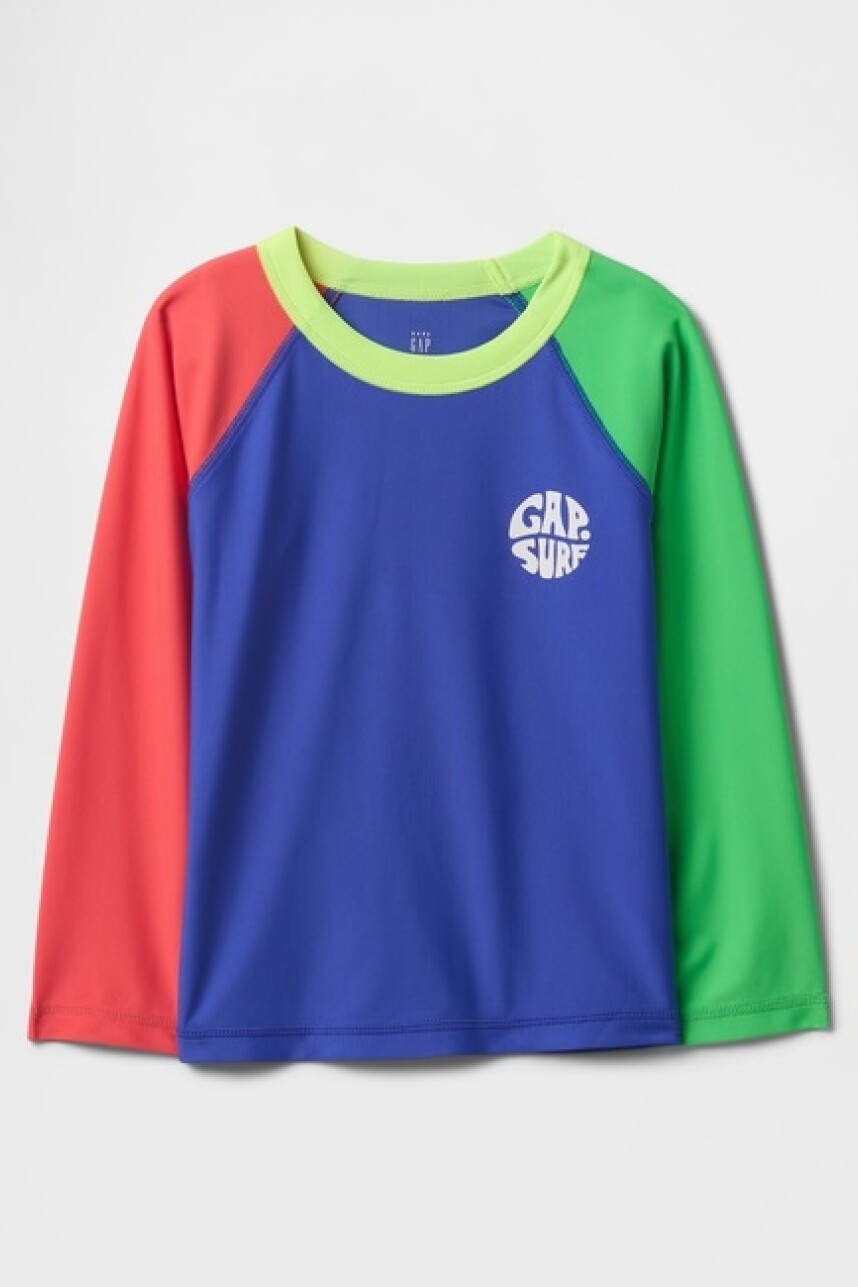 Remera De Agua Toddler Niño Dazzling Blue 183949Tc