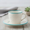 Taza te con plato Serena Sky 220 ml OXFORD Taza te con plato Serena Sky 220 ml OXFORD