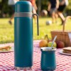 Set termo Comet Bologna 1 lt + Mate de 160 ml Azul