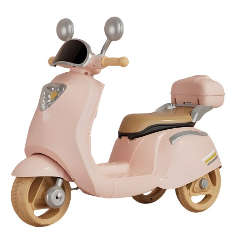 Moto Scooter a Batería Lumax Infantil Scooby Rosa