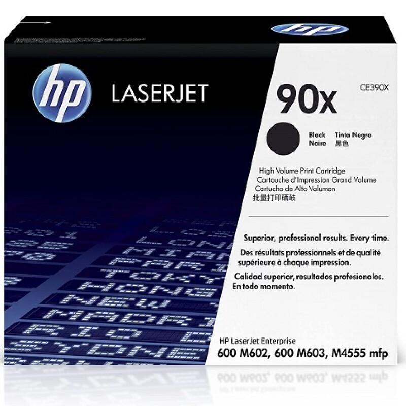 HP 90X - Alto rendimiento - negro - original - LaserJet - cartucho de tóner (CE390X) - para LaserJet Enterprise 600 M602dn, 600 HP 90X - Alto rendimiento - negro - original - LaserJet - cartucho de tóner (CE390X) - para LaserJet Enterprise 600 M602dn, 600
