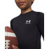 UA HG Armour SS-WHT BLK-001
