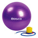 Pelota 65 Cm Pilates Yoga Bosco Gimnasia + Inflador De Pie Violeta