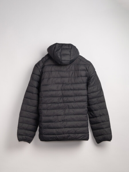 Campera capitoneada Gris Oscuro