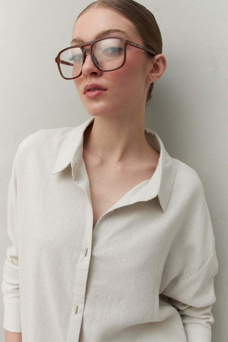 VESTIDO BASILE Hueso