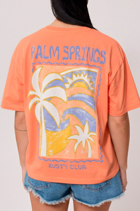 T-SHIRT SOLAT RUSTY Coral