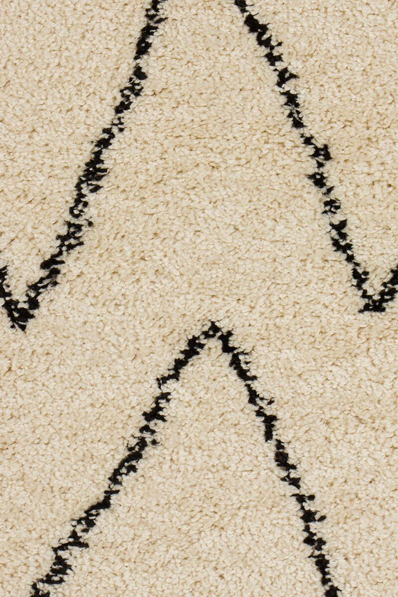 ROYAL NOMADIC ALFOMBRA ROYAL NOMADIC 200X290 CREAM/BLACK