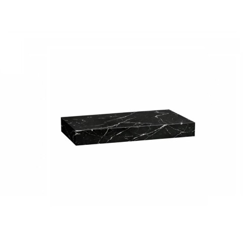 Mueble de baño suspendido en porcelanato Peri Negro Pulido 80 cm sin bacha Mueble De Baño Suspendido En Porcelanato Peri Negro Pulido 80 Cm Sin Bacha