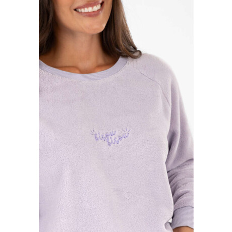 Pijama fluffy bisou Lila