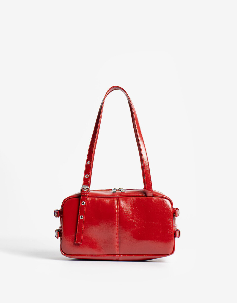 Cartera City Efecto Acharolada 