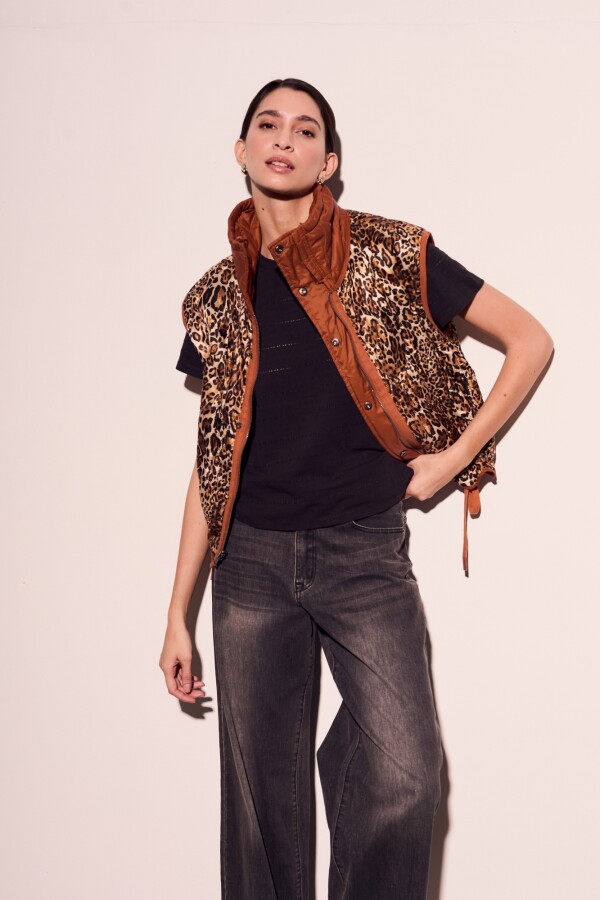 Chaleco Reversible Marron