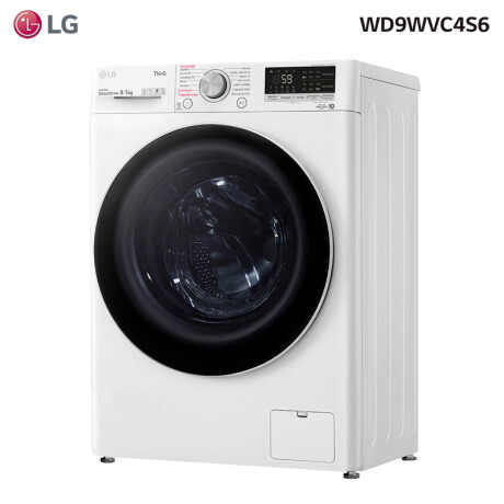 Lavasecarropas LG WD9WVC4S6 Carga Frontal 9KG Blanco