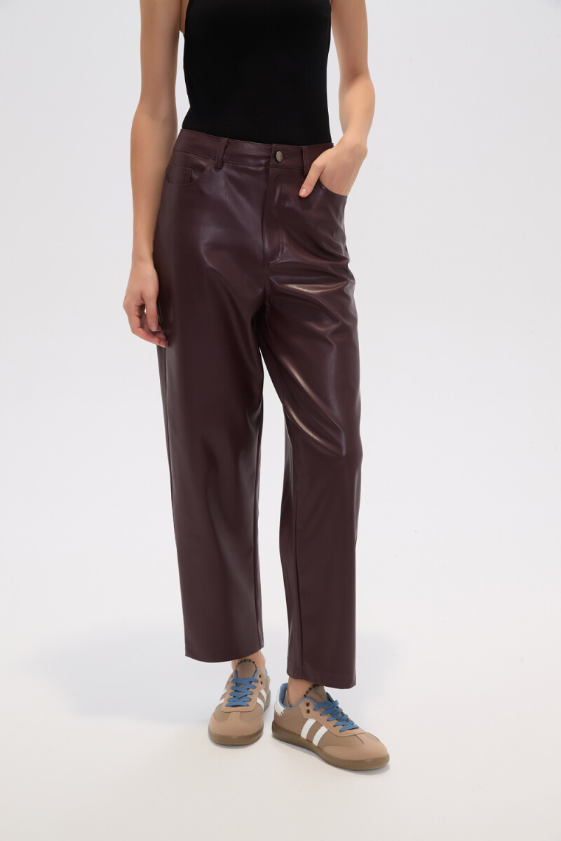 Pantalon Liran - Cereza Oscuro 