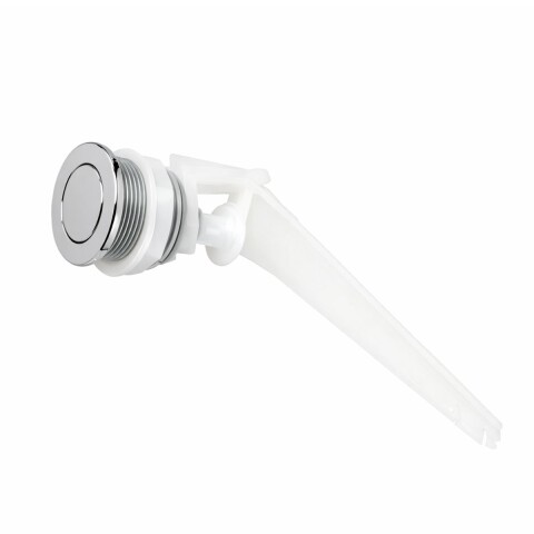 Botón con balancín largo lateral cromado Botón Con Balancín Largo Lateral Cromado