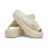 Sandalias Crocs Getaway Platform Toe Loop Mujer Sandstone