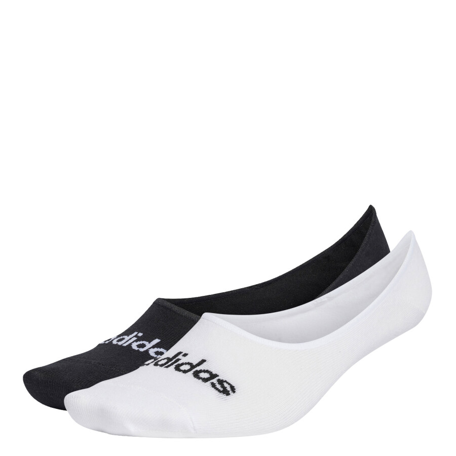 Medias Unisex Adidas x2 Linea Ballerina Negro - Blanco