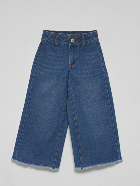Pantalón de jean ancho Azul Medio