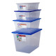 Set x3 Caja organizadora 10 lts Mybox TRANSPARENTE