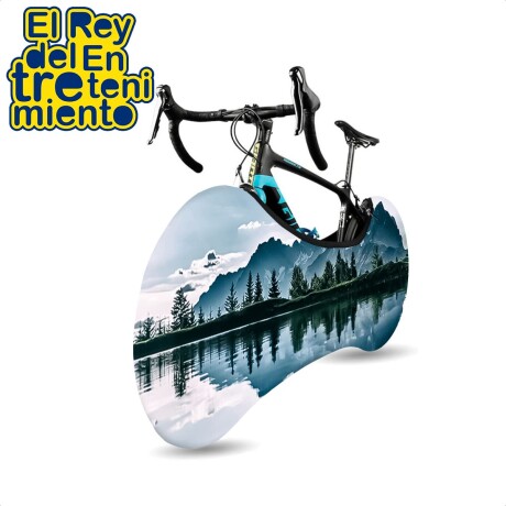 Funda Cubre Bicicleta Elástica Anti Polvo 160 X 55cm Paisaje