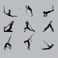 Tela Para Estiramientos De Yoga o Pilates Celeste