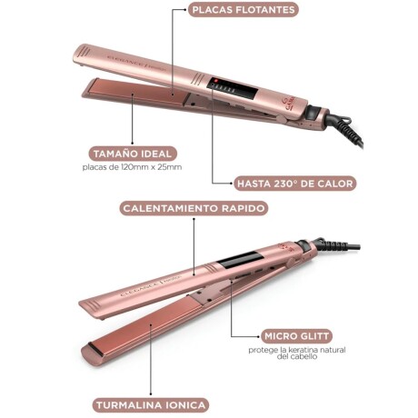 Planchita Gama Elegance LED Keration V01