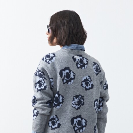 CARDIGAN COSME Gris Melange