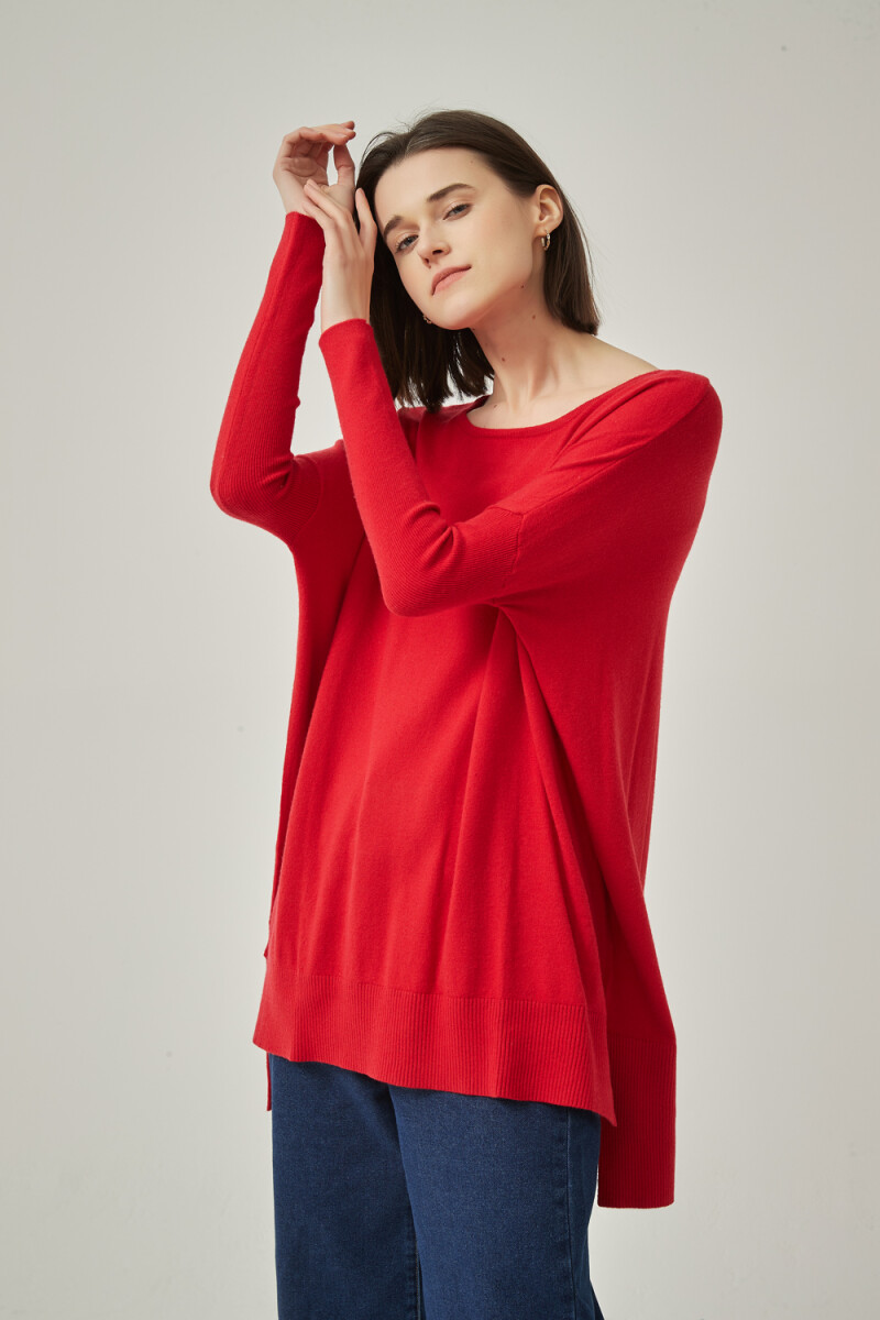 Sweater Mazza - Rojo Oscuro 