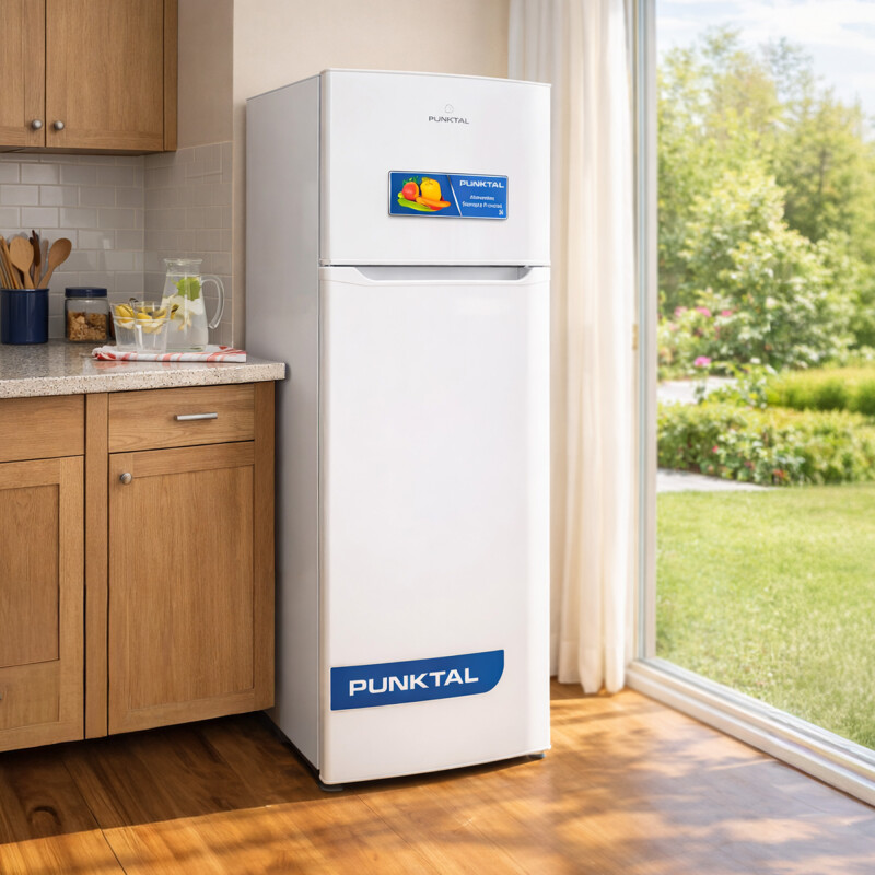 Heladera Punktal Con Freezer Refrigerador 215 L Frío Natural Blanco Heladera Punktal Con Freezer Refrigerador 215 L Frío Natural Blanco