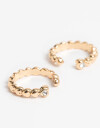 Sets Anillos Metal Anillo Metal Corazones Bañado En Oro - Dorado
