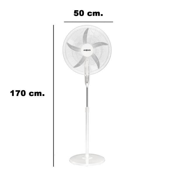 Ventilador De Pie Enxuta Vpenx920 1.70 Mts BLANCO