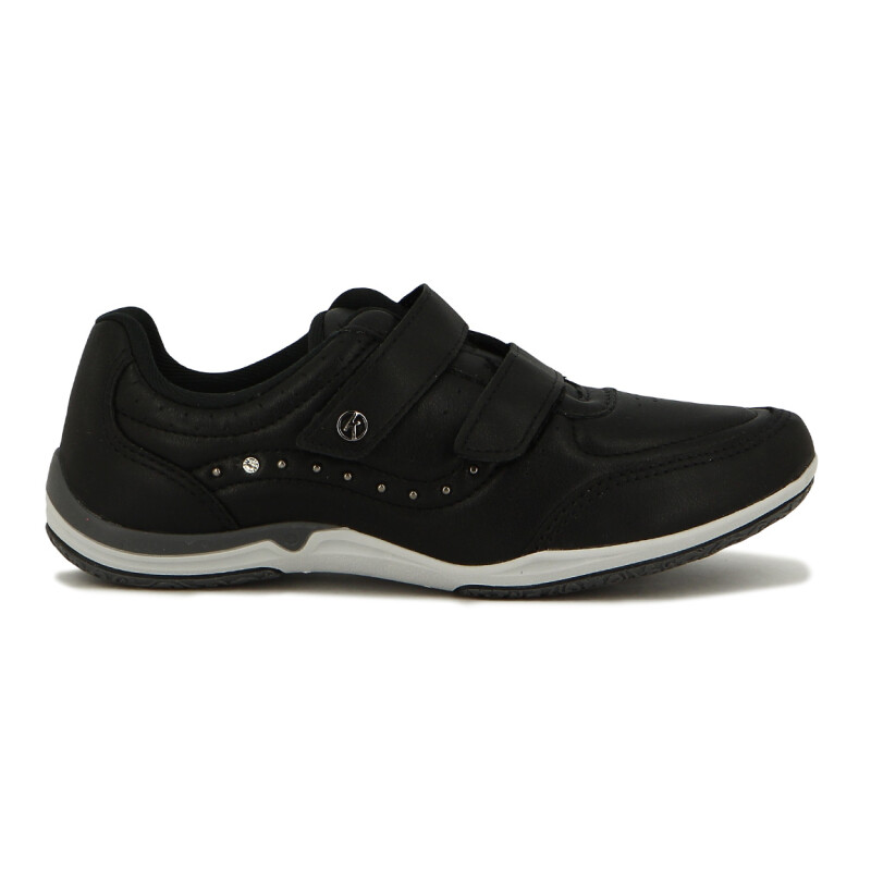 Kolosh Calzado Deportivo Mujer C/ Velcro Y Brillo - Negro Negro