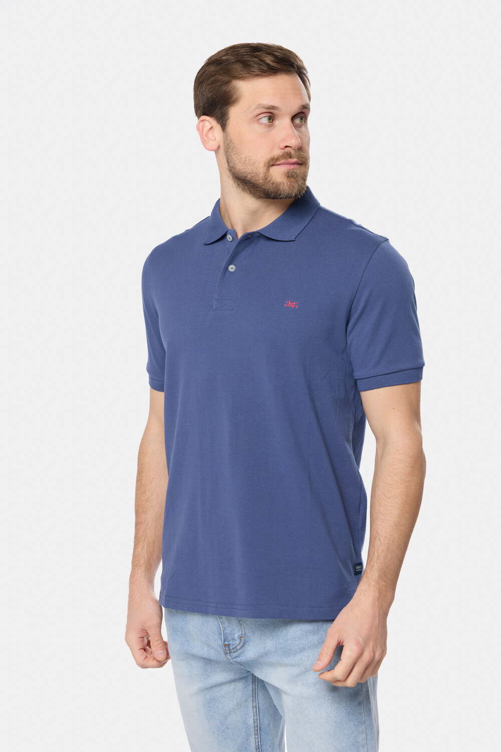 REMERA POLO LISA PIQUÉ Piedra