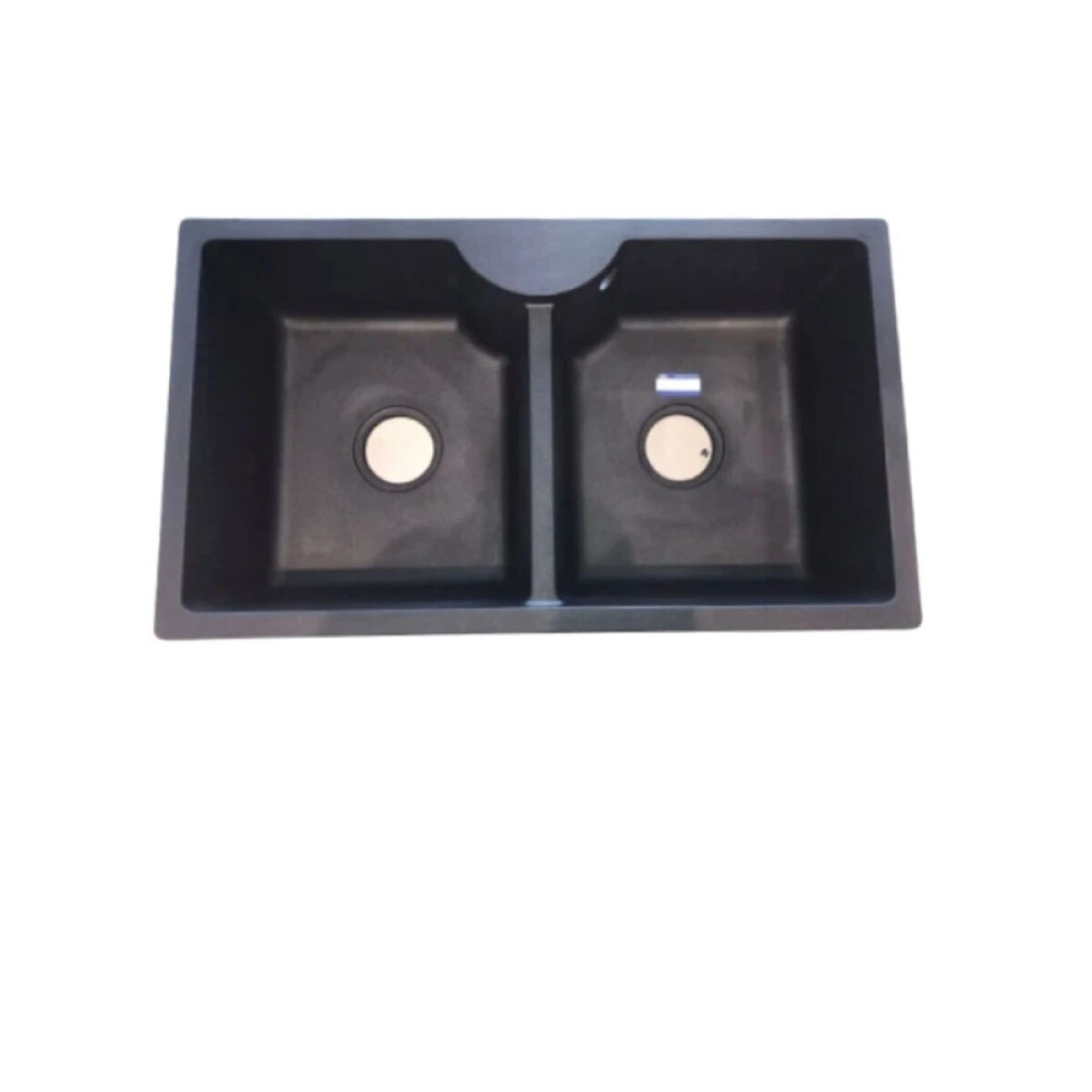 Pileta doble negra 78 x 45 