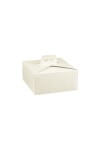 Caja torta 23x23x12 cm. - PELLE BIANCO Caja torta 23x23x12 cm. - PELLE BIANCO
