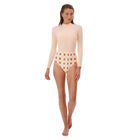 Lycra Rip Curl Surf Check Uv Peach
