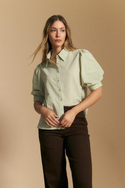 CAMISA LINA Pistacho