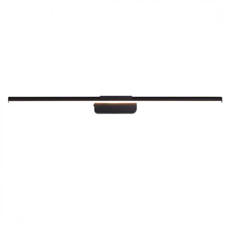 Luminaria Barra de led lineal 60cm negra 12w Luminaria Barra de led lineal 60cm negra 12w