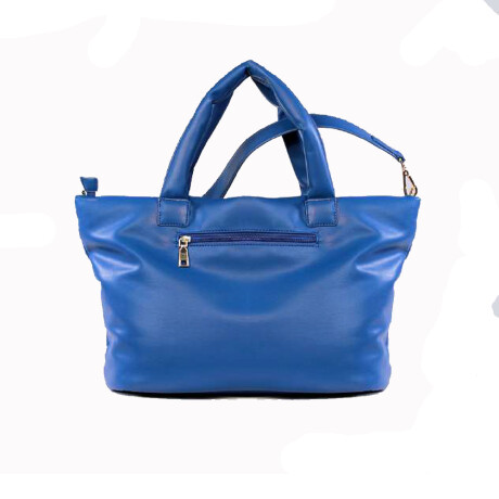 Cartera bolso inflado Azul