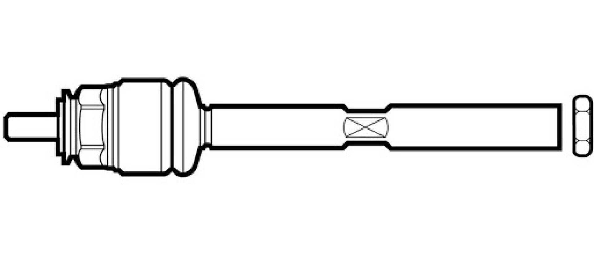 MATE DE DIRECCION FORD CORCEL BELINA DEL REY PAMPA 86EU3280A2A NAKATA 