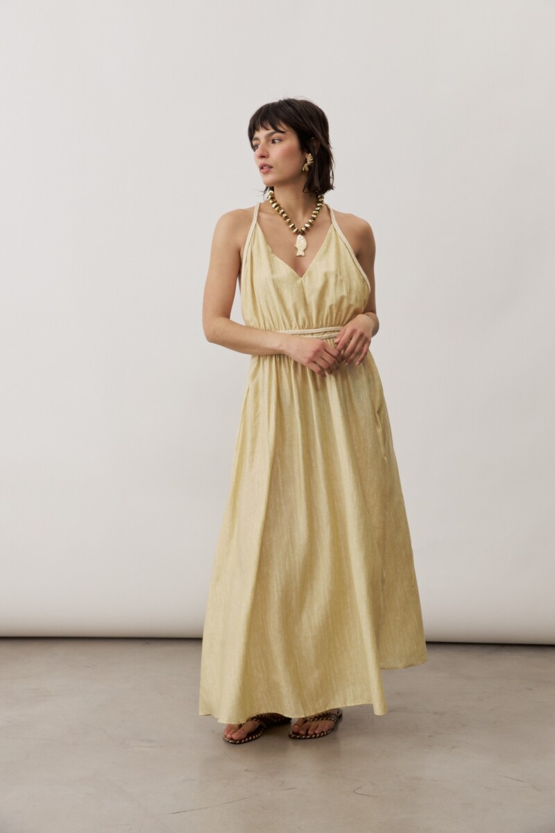Vestido Plec AMARILLO