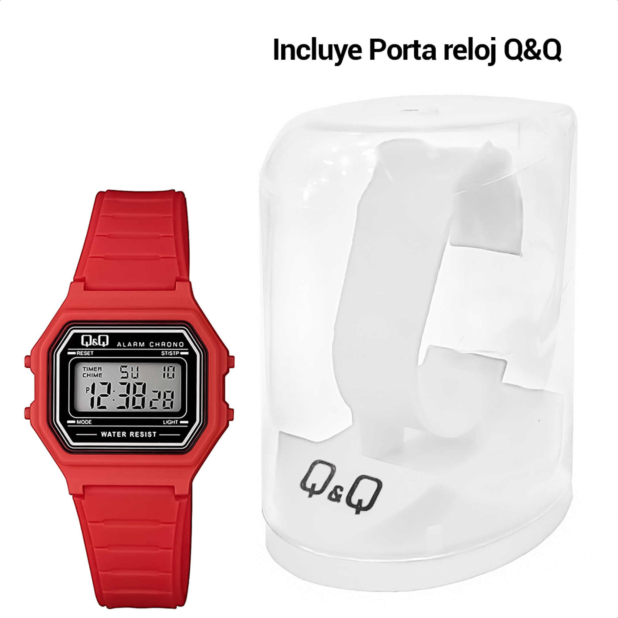 Reloj q&q rojo deals