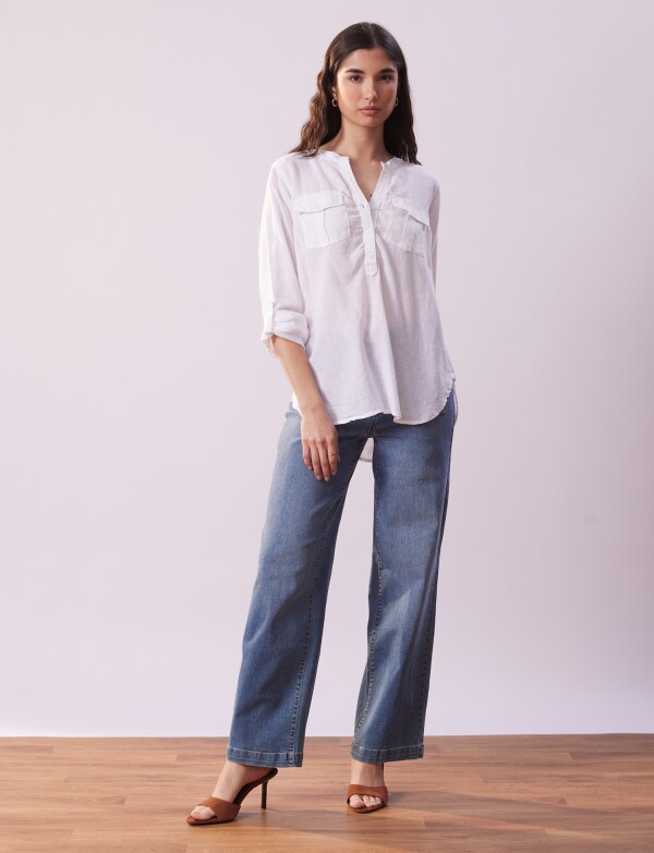 Blusa Lino BLANCO